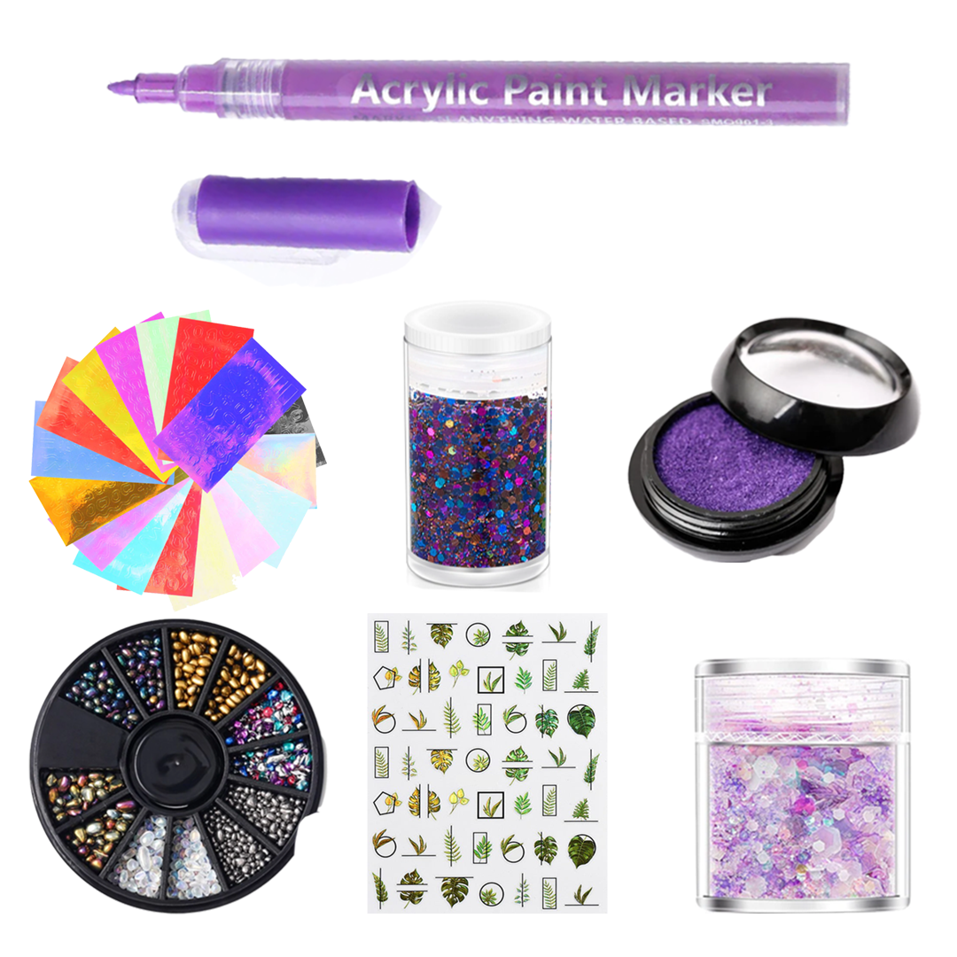 Mystical Orchid Nail Art Kit
