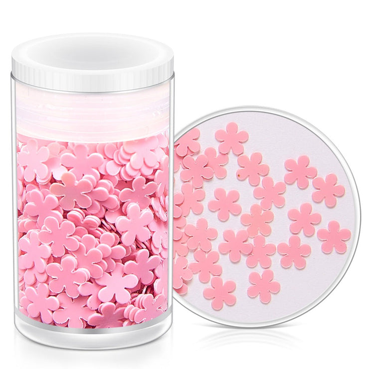 3D Shaped Nail Flakes - Flowers